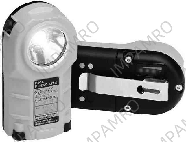 SAFETY HANDLAMP RECHARGEABLE, LED HIPOWER MICA ML-808 ATEX
