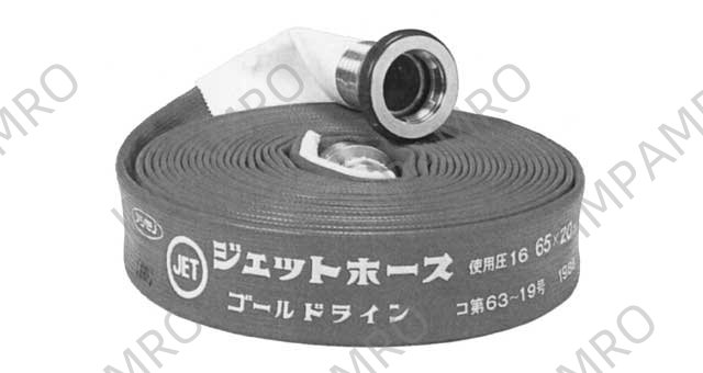 FIRE HOSE INNER/OUTER RUBBER, LINED 40MMX20MTR 16KGF/CM2