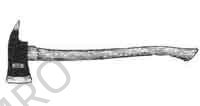 FIRE AXE WITH WOOD HANDLE
