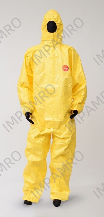 CHEMICAL PROTECTION SUITS, DISPOSABLE  TYCHEM C SIZE M
