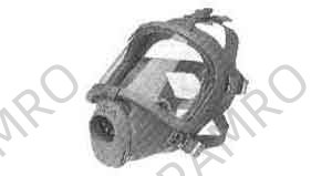 RESPIRATOR MASK FULL FACE, CHLOROPRENE RUBBER