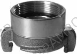 ADAPTER COUPLING BRASS KR, 2" LUG 84MM THREAD BSP FEMALE