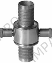 COUPLING HOSE INSTANTANEOUS, BRASS LUG2-1/2" HOSE END 45MM