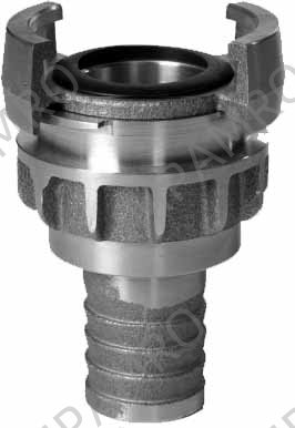 COUPLING HOSE BRASS NOR, 2-1/2" (LAS 1) HOSE END 50MM