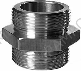 NIPPLE DUAL BRASS SM902050, 2" X 2" BSP MALE