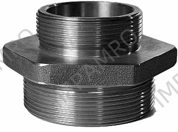 NIPPLE REDUCING BRASS SM905067, 2-1/2"X2" ANST MALE X BSP MALE