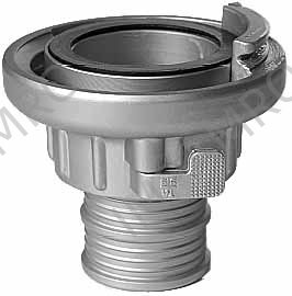 COUPLING HOSE ALUMI/PRESSAL, SMS 2-1/2" HOSE END 63MM