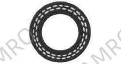 HOSE WATER RUBBER WRAPPED &, FABRIC 4KG 32MMX2B