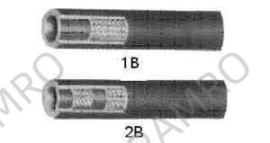 HOSE HYDRAULIC SYNTHETIC FIBRE, REINFORCED 35KG 38MM