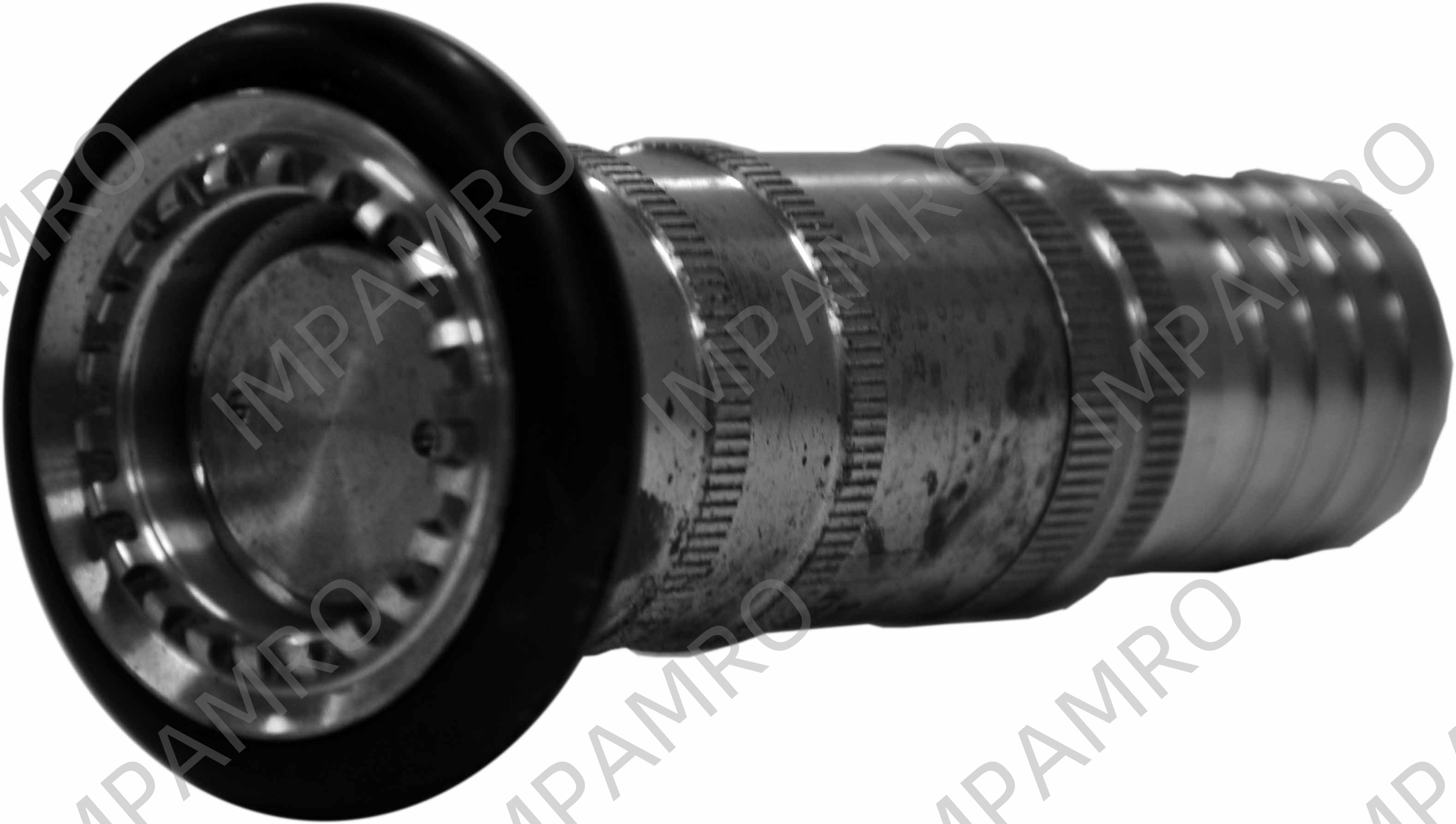 NOZZLE SHORT BRASS HOSE END, 38MM ST95138