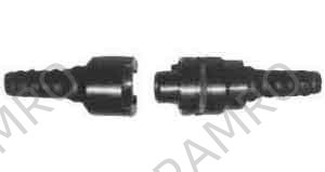 COUPLING FOR AIRHOSE LOCK-TYPE, CAST BRASS HOSE END 9MM