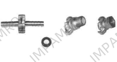 COUPLING UNIVERSAL AIR HOSE, FEMALE THREAD END PT3/8