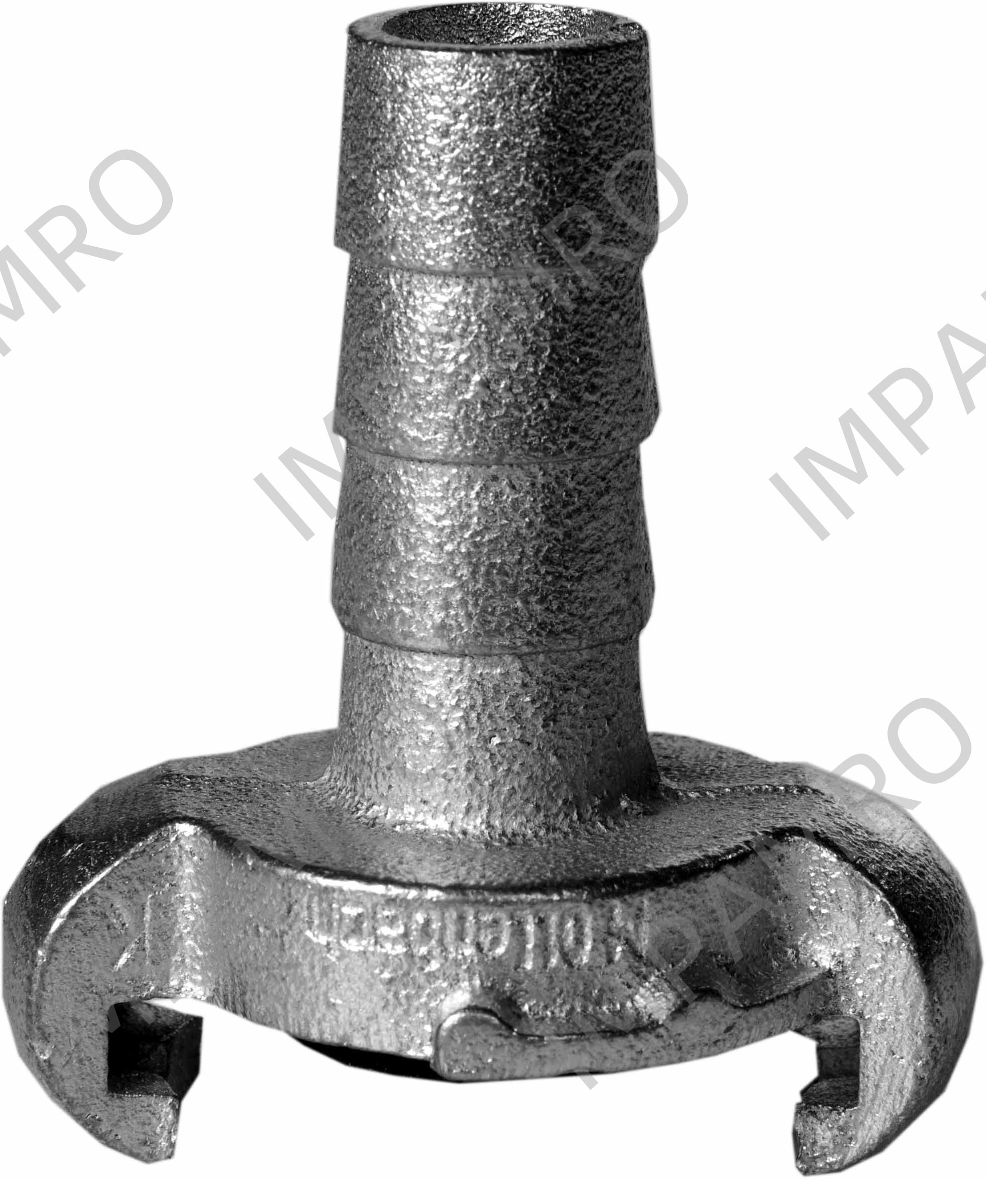 COUPLING AIR HOSE CAST IRON, LUG 42MM HOSE END 8MM(9-1/2MM)