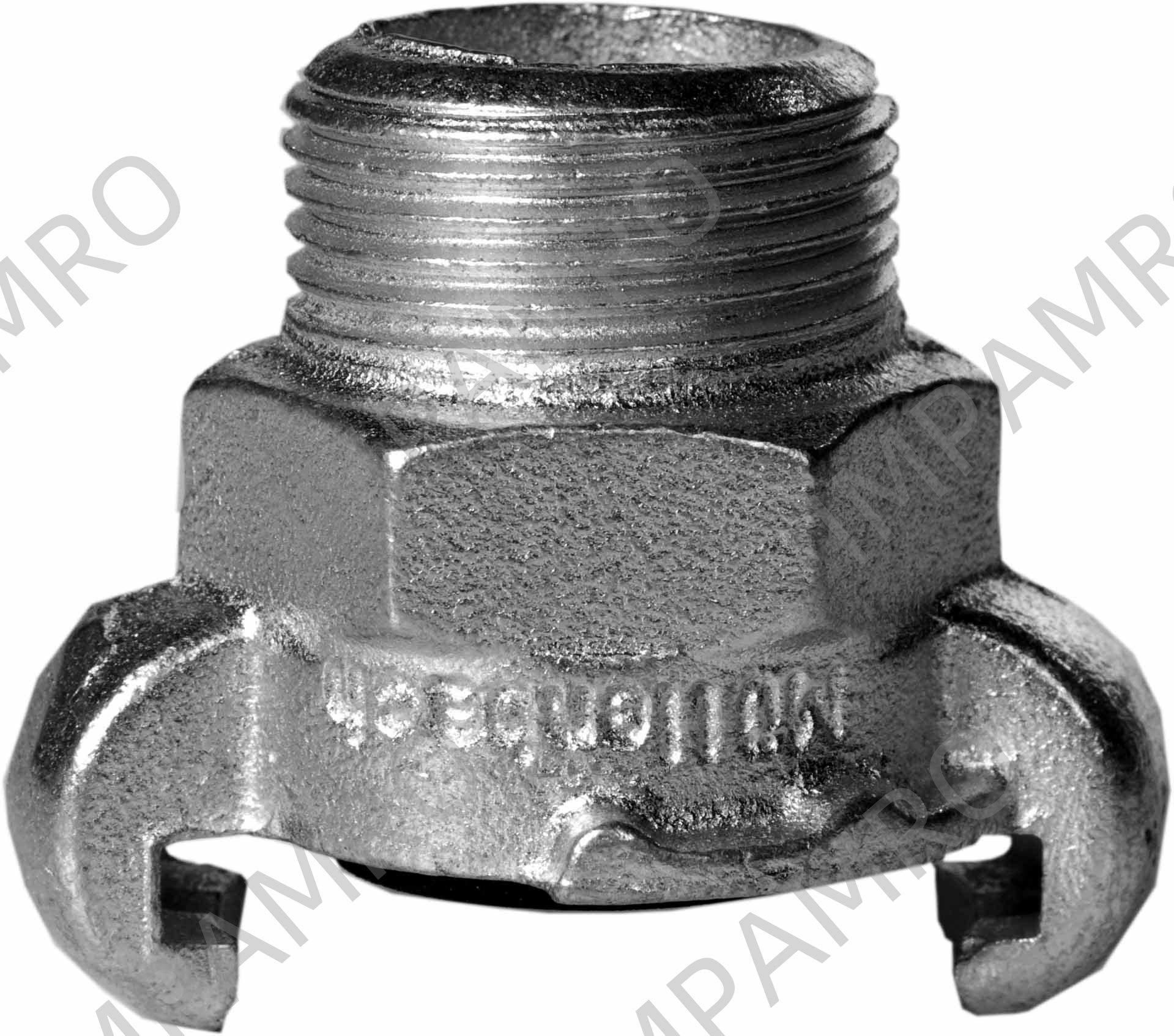 ADAPTER AIR HOSE CAST IRON, LUG 42MM 1/4" BSP MALE