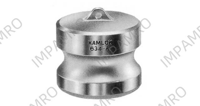 COUPLING CAM&GROOVE ALUM ALLOY, DUST PLUG 1/2"