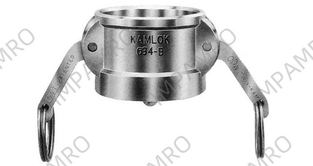COUPLING CAM&GROOVE ALUM ALLOY, DUST CAP 5"