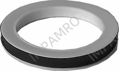 GASKET F/CAM&GROOVE COUPLING, ENVELOPPE OPEN PTFE 2-1/2"