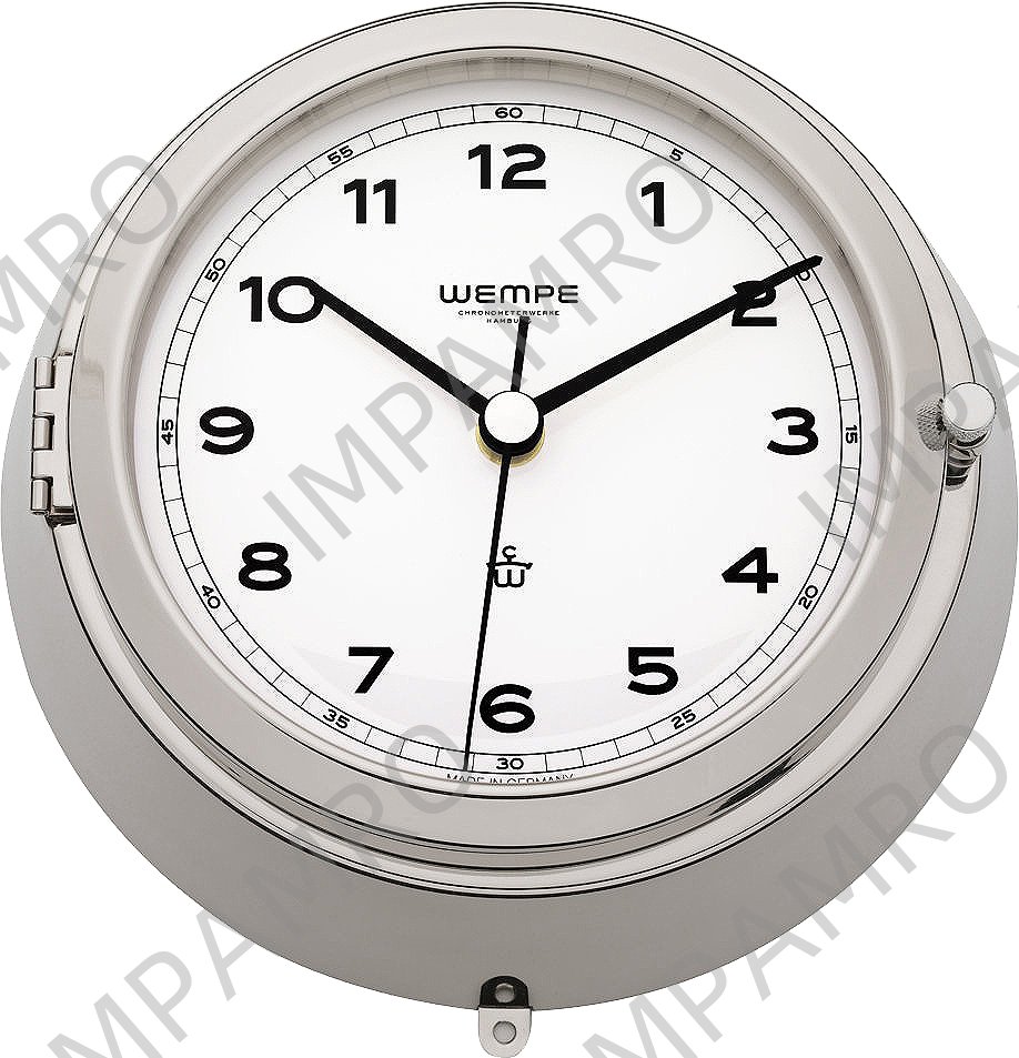 CLOCK MARINE QUARTZ 200MM, S.STEEL CASING VAPOR PROOF