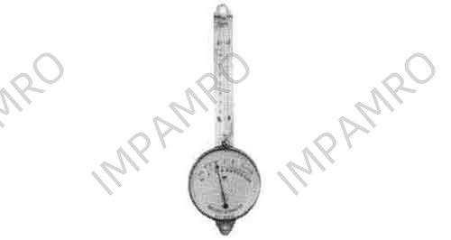 HAIR HYGROMETER (POLYMETER), WITH MERCURY THERMOMETER