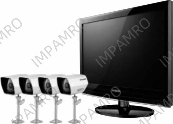 CAMERA MONITOR SYSTEM SAMSUN, W/INFRARED ILLUMINATOR SME4220