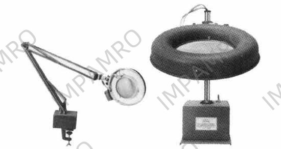 MAGNIFIER ILLUMINATED, FIXED TYPE 110V