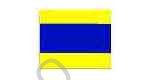 FLAG SIGNAL LETTER 4'X 6' "D"