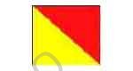 FLAG SIGNAL LETTER 4'X 6' "O"
