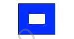 FLAG SIGNAL LETTER 4'X 6' "P"