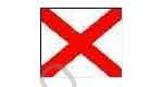 FLAG SIGNAL LETTER 4'X 6' "V"