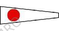 FLAG SIGNAL NUMERAL "1"