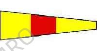 FLAG SIGNAL NUMERAL "0"