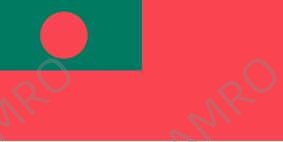 FLAG CIVIL ENSIGN, BANGLADESH 3' X 4'