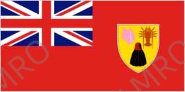 FLAG CIVIL ENSIGN, TURKS & CAICOS ISLANDS 3' X 4'