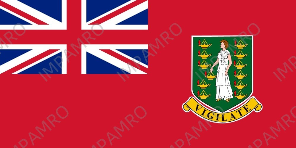 FLAG CIVIL ENSIGN, BRITISH VIRGIN ISLANDS 4' X 6'
