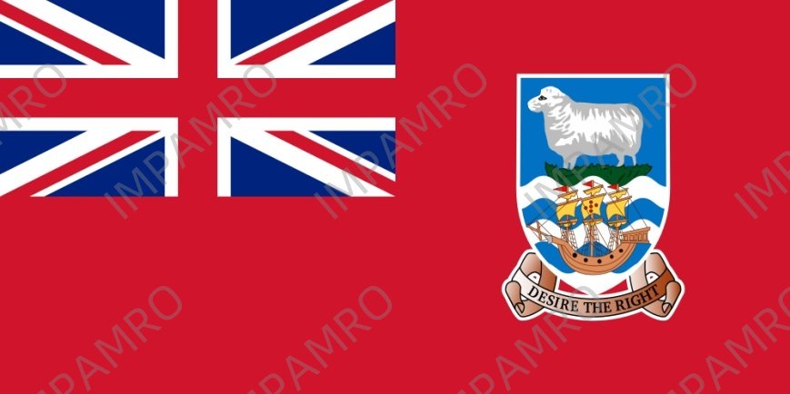 FLAG CIVIL ENSIGN, FALKLAND ISLANDS 4' X 6'