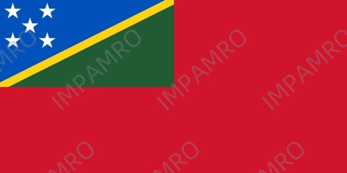 FLAG CIVIL ENSIGN, SOLOMON ISLANDS 3' X 5'