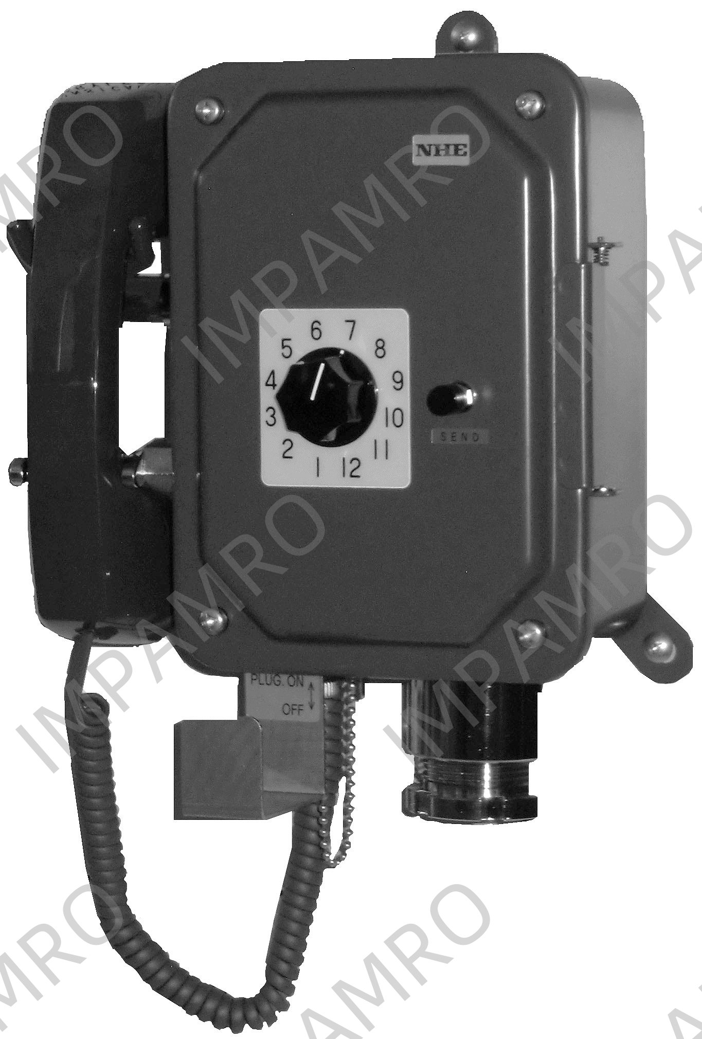 TELEPHONE I/SAFE BATLES SELECT, WALL 24ST W/RECEP ODS5372-2H