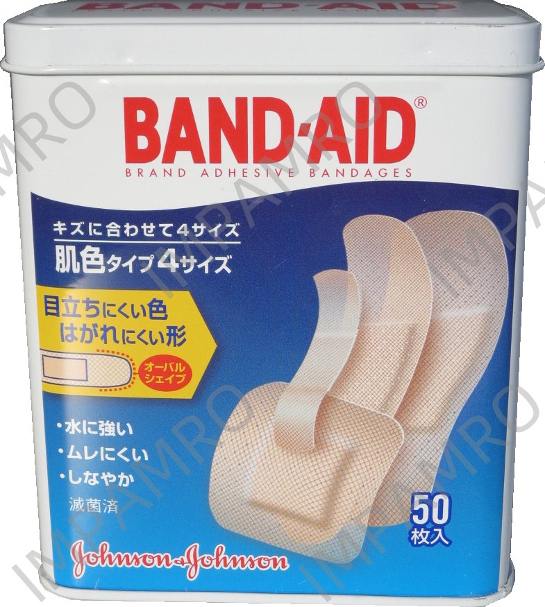 BAND-AID 50PCS 3-ASSORTED SIZE