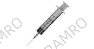 SYRINGE HYPODERMIC DISPOSABLE, 2.5ML WITH NEEDLE