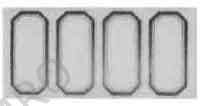 LABEL PLAIN 100'S/PKT
