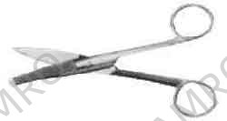 SCISSORS ONE-POINT & ONE-BLUNT, STAINLESS STEEL