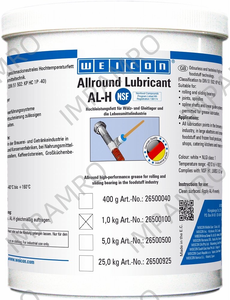 LUBRICANT ALLROUND WEICON, AL-H1000 1KGS