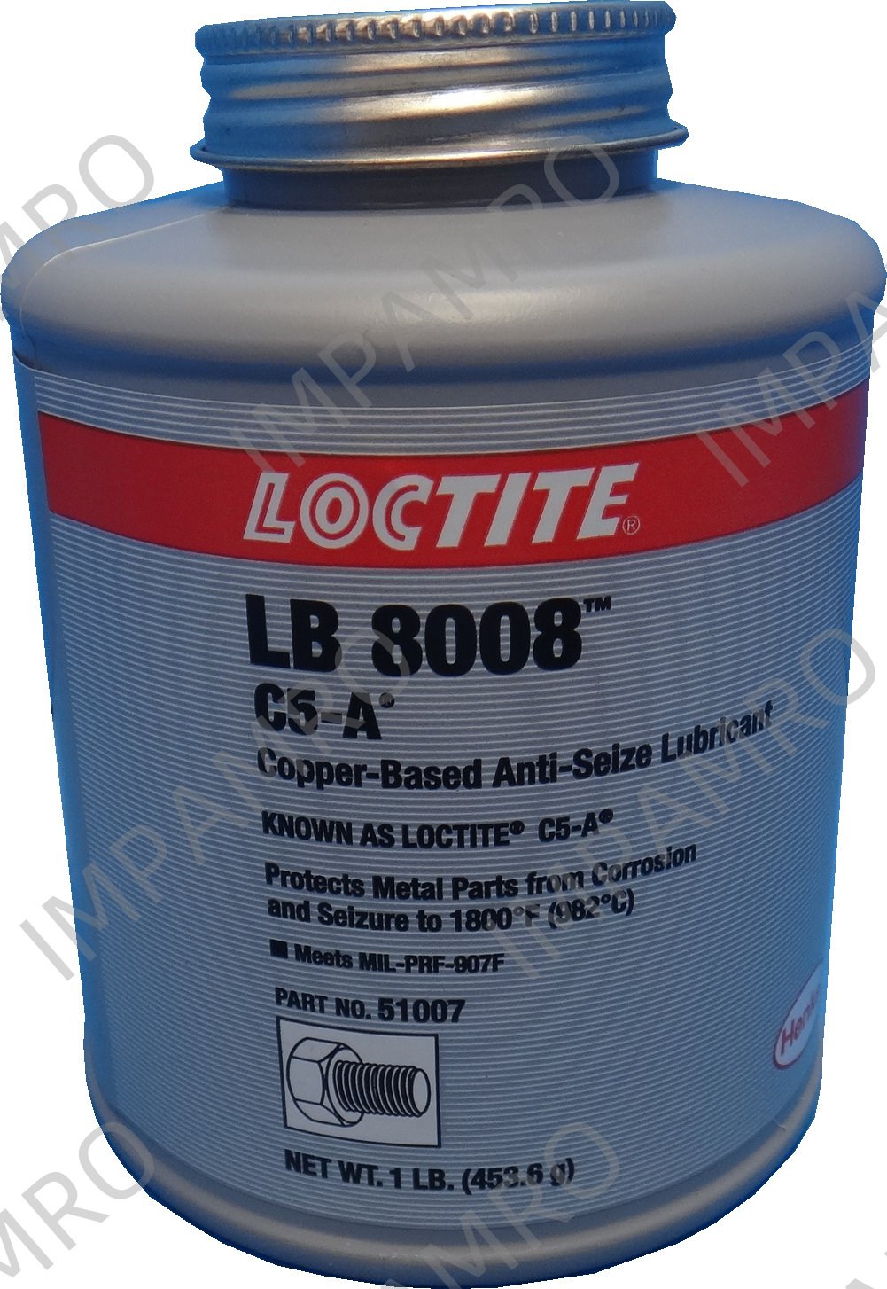 LUBRICANT ANTI-SEIZE LOCTITE, LB8008 COPPER BRUSH-TOP 210GM