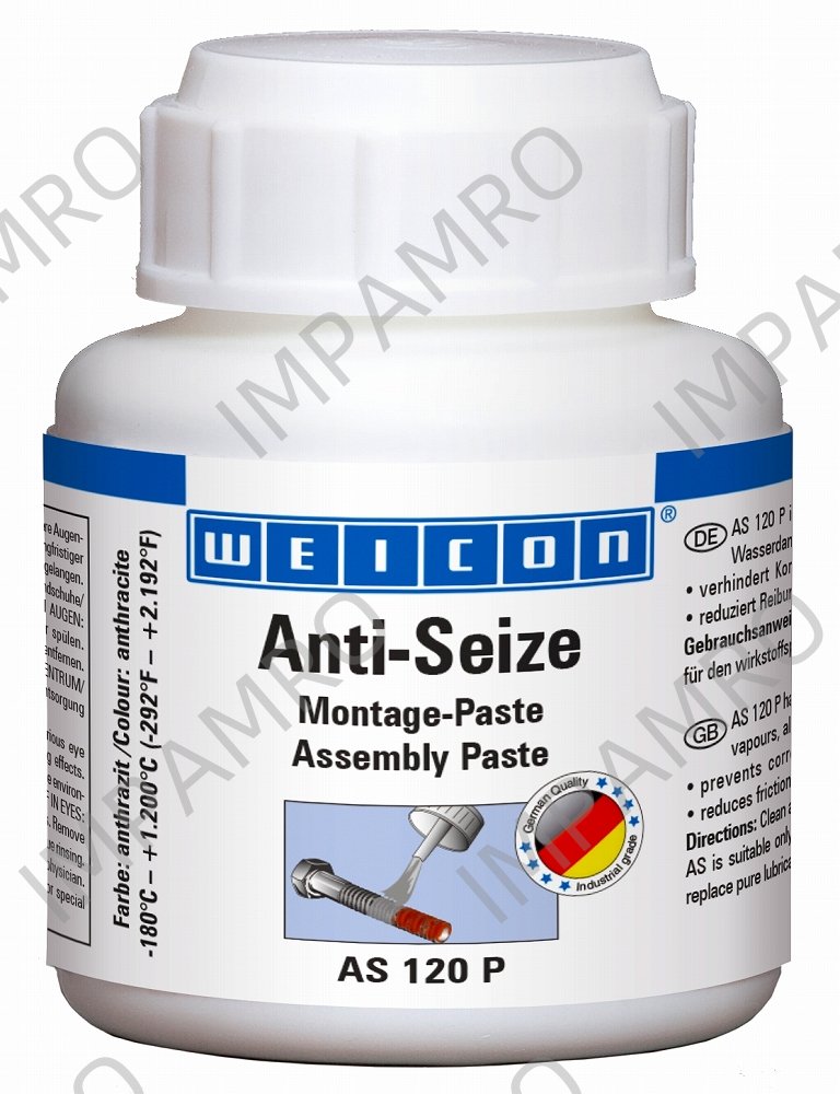 ANTI-SEIZE PASTE WEICON, AS 120P BRUSH TOP CAN 120GRM