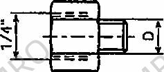 NIPPLE REDUCING M6 1022, FOR AUTO GREASE DISPENSER