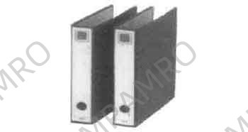 FILE HARD COVER W/ARCH HOLDER, &FASTENER 307X270X60MM "SMALL"