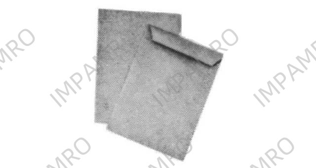 ENVELOPE H.D. KRAFT PAPER #130, 24X33CM