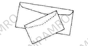ENVELOPE WHITE LARGE 10'S
