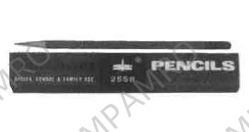 PENCIL FOR CHARTROOM USE 2H, WITH RUBBER TIP