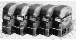 TAPE CARTRIDGE FOR"TEPRA" TAPE, WRITER 9MM RED W/BLACK LTR